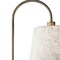 Homeroots Brass Metal & Fabric Shelf Floor Lamp11 x 18.5 x 65 in. 372574 - alternate 2